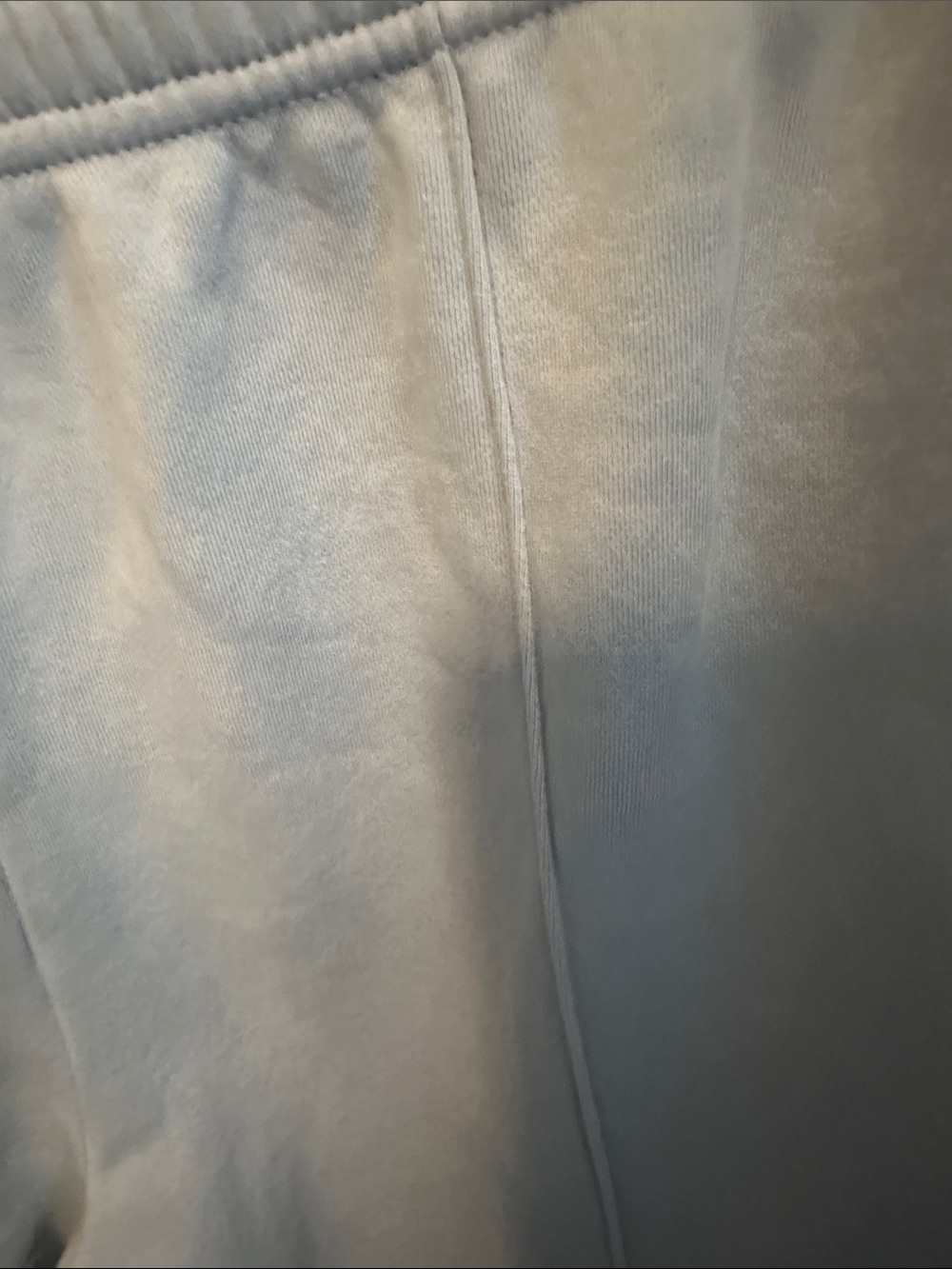 Nike Light Blue Fleece Joggers with Swoosh - Picture 4 of 7